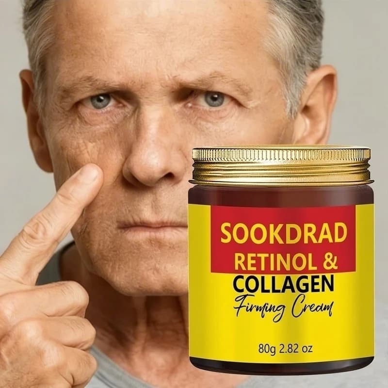 Crema rassodante al retinolo e collagene, 80g, rassodante per viso e collo, unisex, per tutti i tipi di pelle, cura quotidiana
