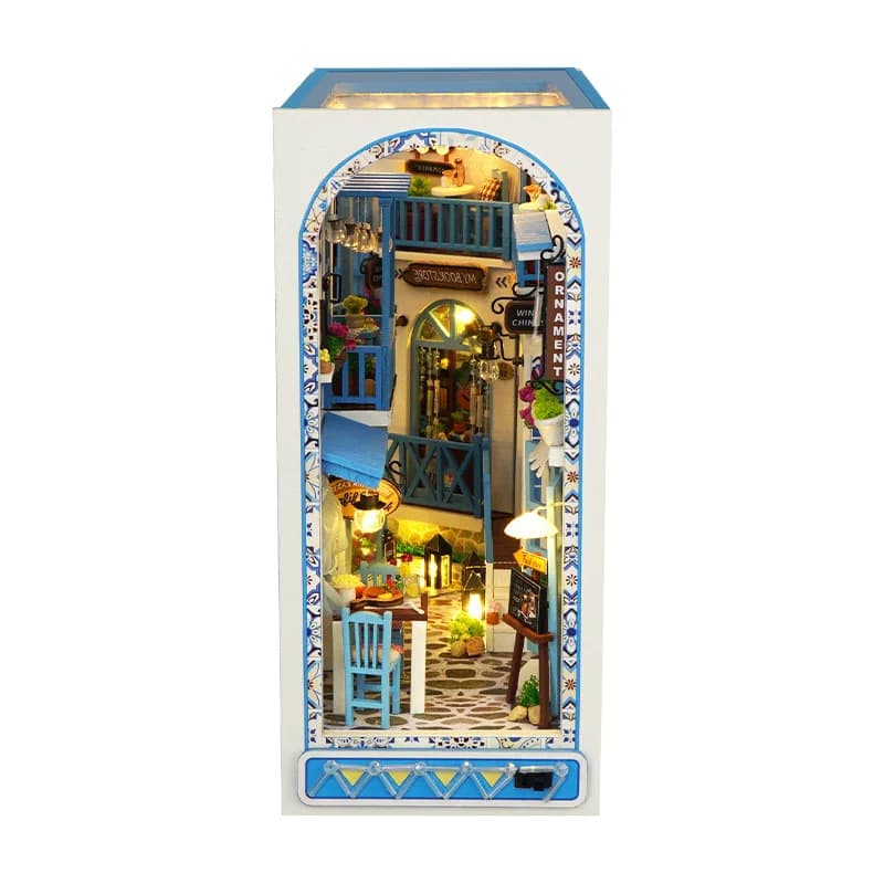 DIY Sea Breeze Realm Book Nook – Handcrafted 3D Assembly Puzzle Model Decor Gift