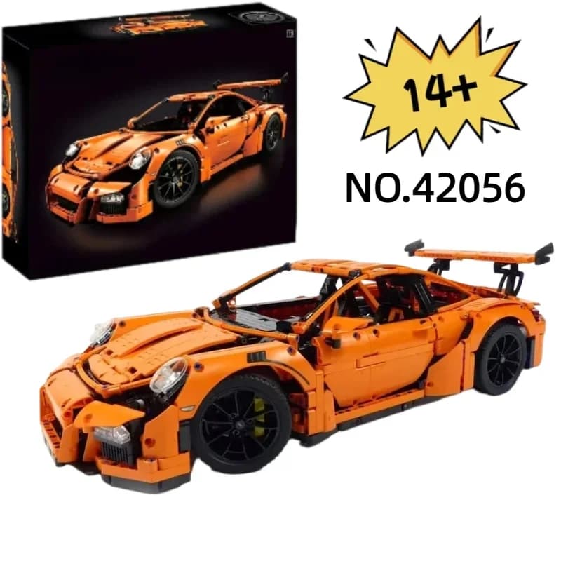 Hot 2700 +PCS Tecnico GT3 Super Modello di Auto Sportiva Compatibile 42056 Blocchi di Costruzione Per Bambini Assemblare Mattoni Giocattolo Educativo Regali