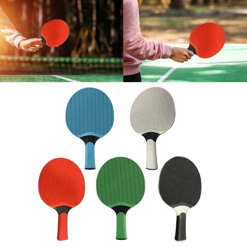Racchette da ping pong in gomma PingPong Paddle Training Mazza da ping pong Accessori da ping pong per giochi da interni ed esterni