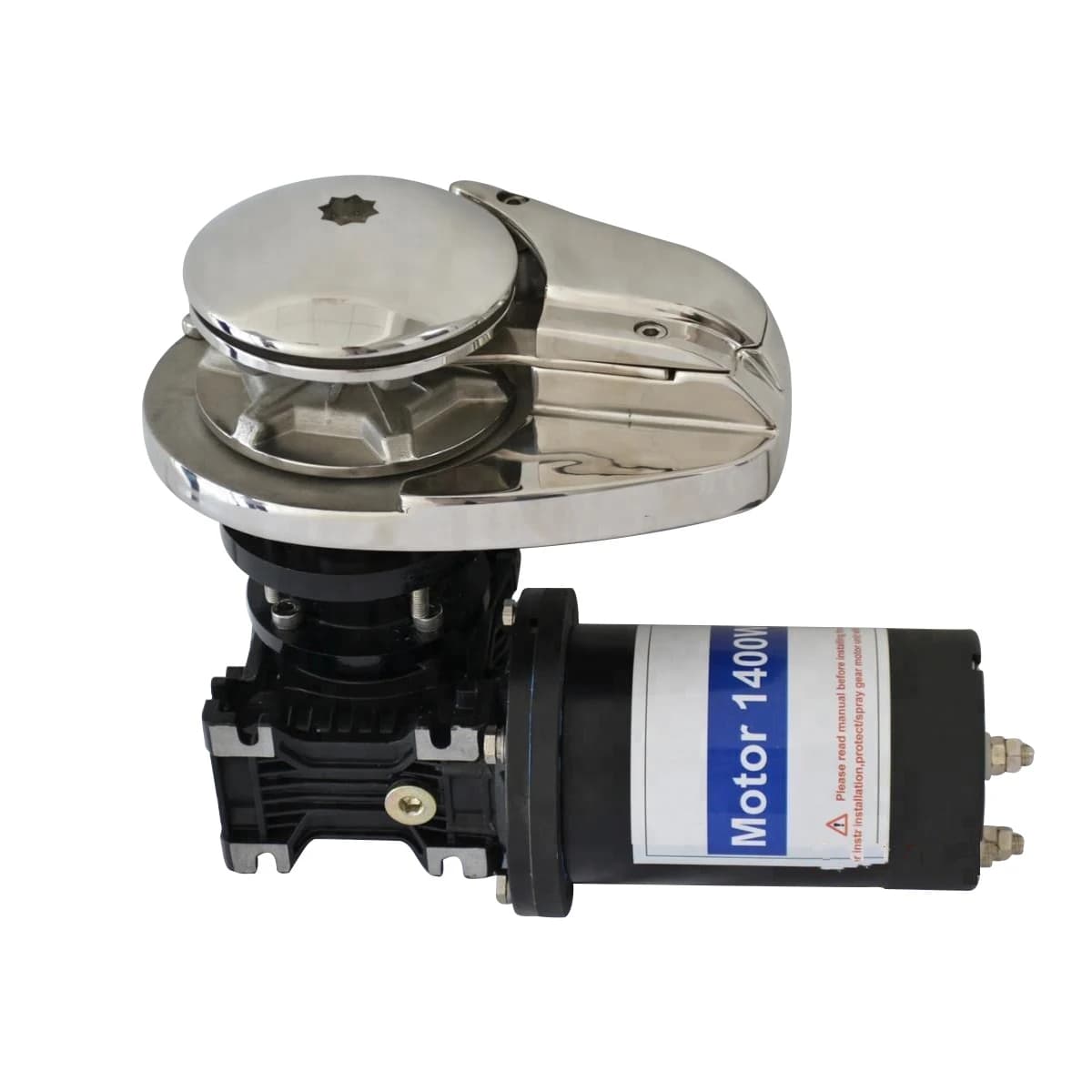 Verricello Elettrico per Ancora in Acciaio Inox 316, 12V 600W, Verticale, per Imbarcazioni