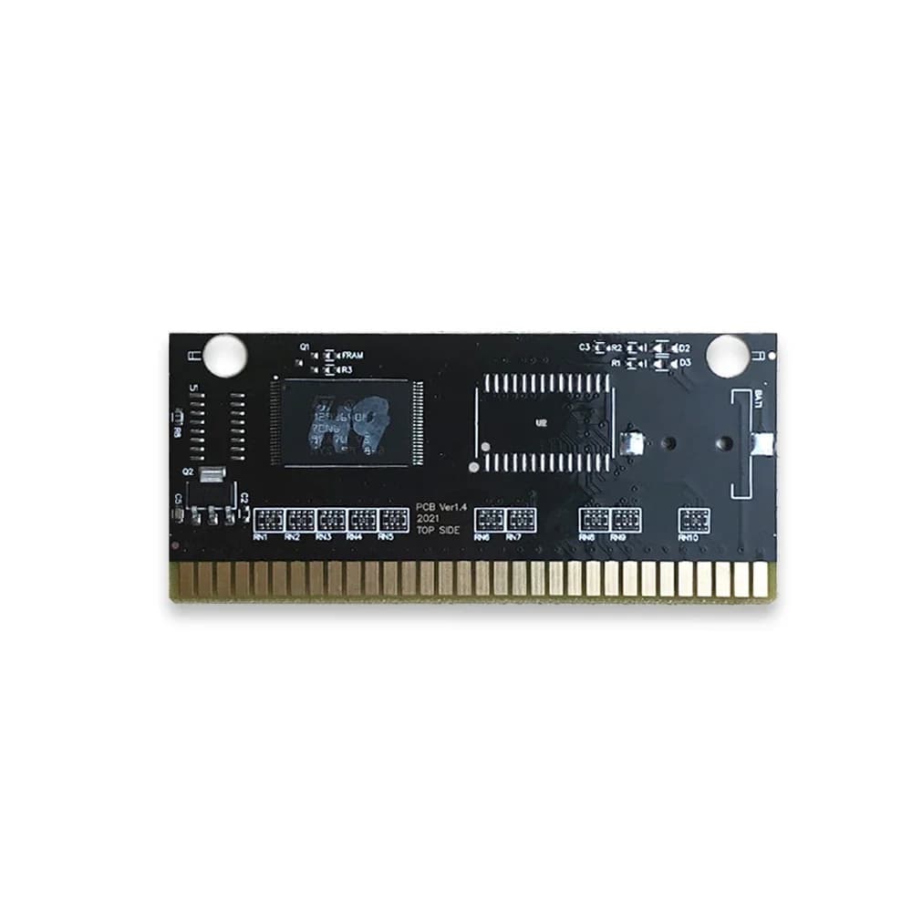 Rewritable Electroless Gold PCB Card For Sega Megadrive Genesis Video Game Console Cartridge DIY