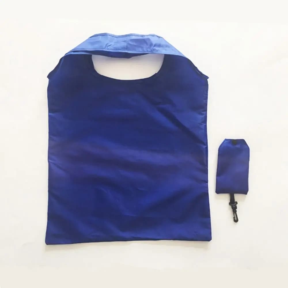 New Portable Shopping Bag Reusable Waterproof Grocery Purse Oxford Washed Ripstop Shoulder Handbag Outdoor Storage Bag