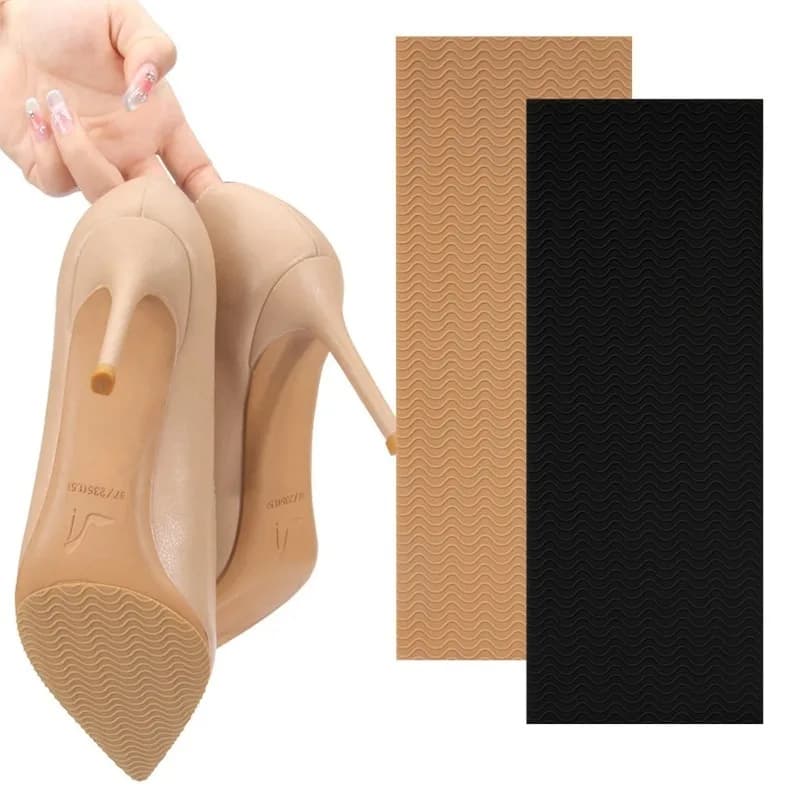 Self Adhesive Wear Resistant Rubber Shoe Sole Protector Anti Slip Stickers for High Heels Sneakers