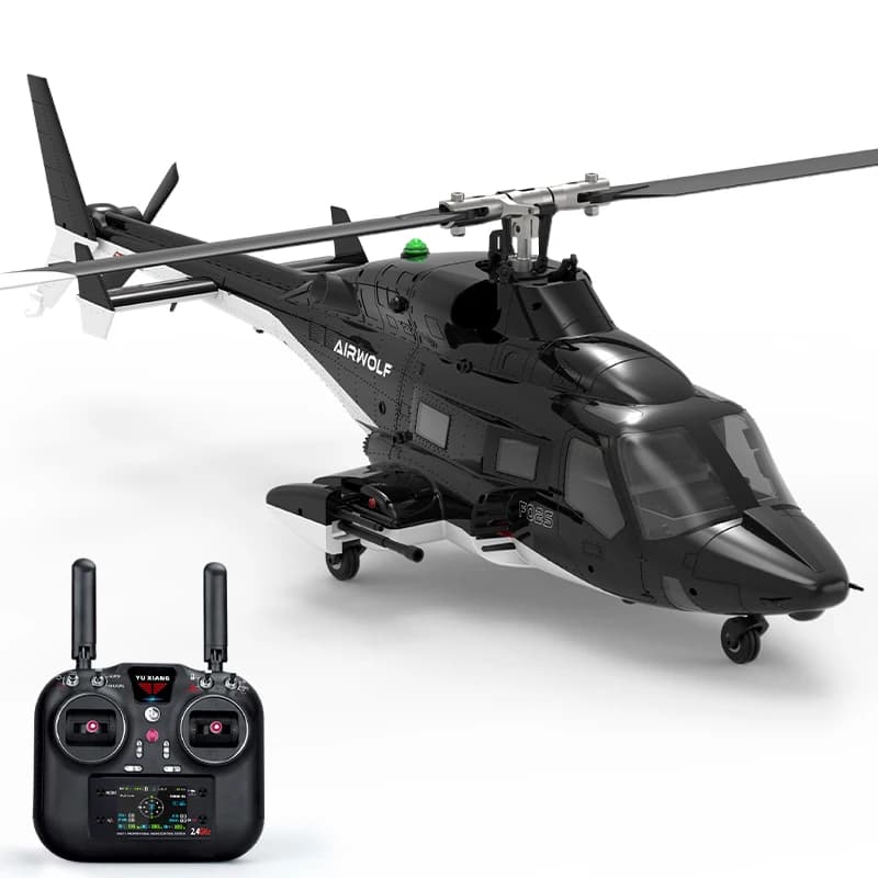RC Yuxiang F02S Helicopter with GPS and Automatic Return, Realistic Military Design, Remote Control Aeromobile Model, Gift