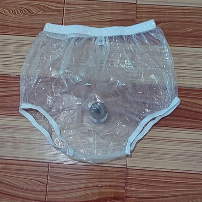 Mutande in plastica trasparente ultrasottile TPU Slip impermeabili Accessori per biancheria intima erotica per coppie adulte