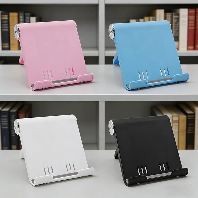 Supporto Universale Pieghevole da Scrivania per Telefono e Tablet, Compatibile con Samsung S20 Plus Ultra Note 10 iPhone 17