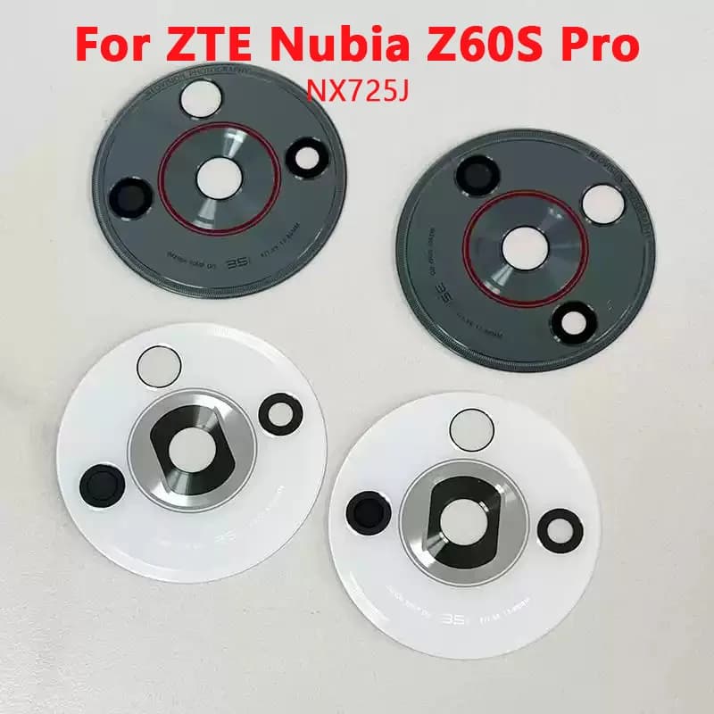 Rear Back Camera Glass Lens For ZTE Nubia Z60S Pro 5G NX725J Camera Cover Glass Replacement With Adhesive Sticker