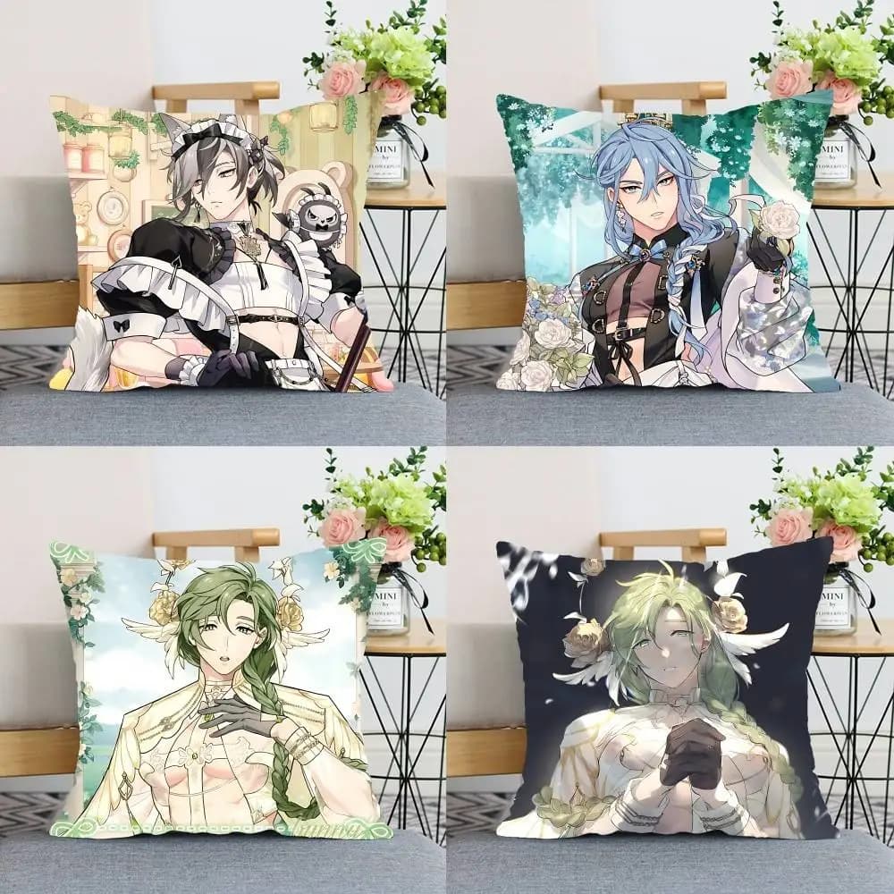 N-Nu C-Carnival Game Throw Pillow Covers Pattern Cushion Cover Suitable For Sofa Bedroom Car Pillow Cover