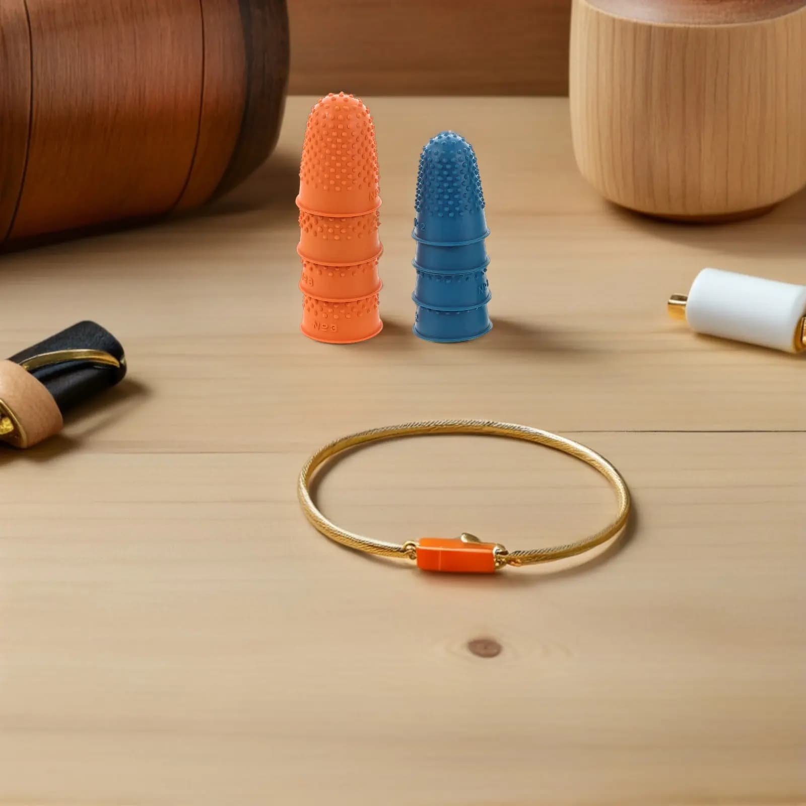 32 Pezzi di Guanti in Silicone Riutilizzabili dal Design Ergonomico per l'Uso con Macchine da Cucire, Progetti di Ricamo e Feltratura con Ago