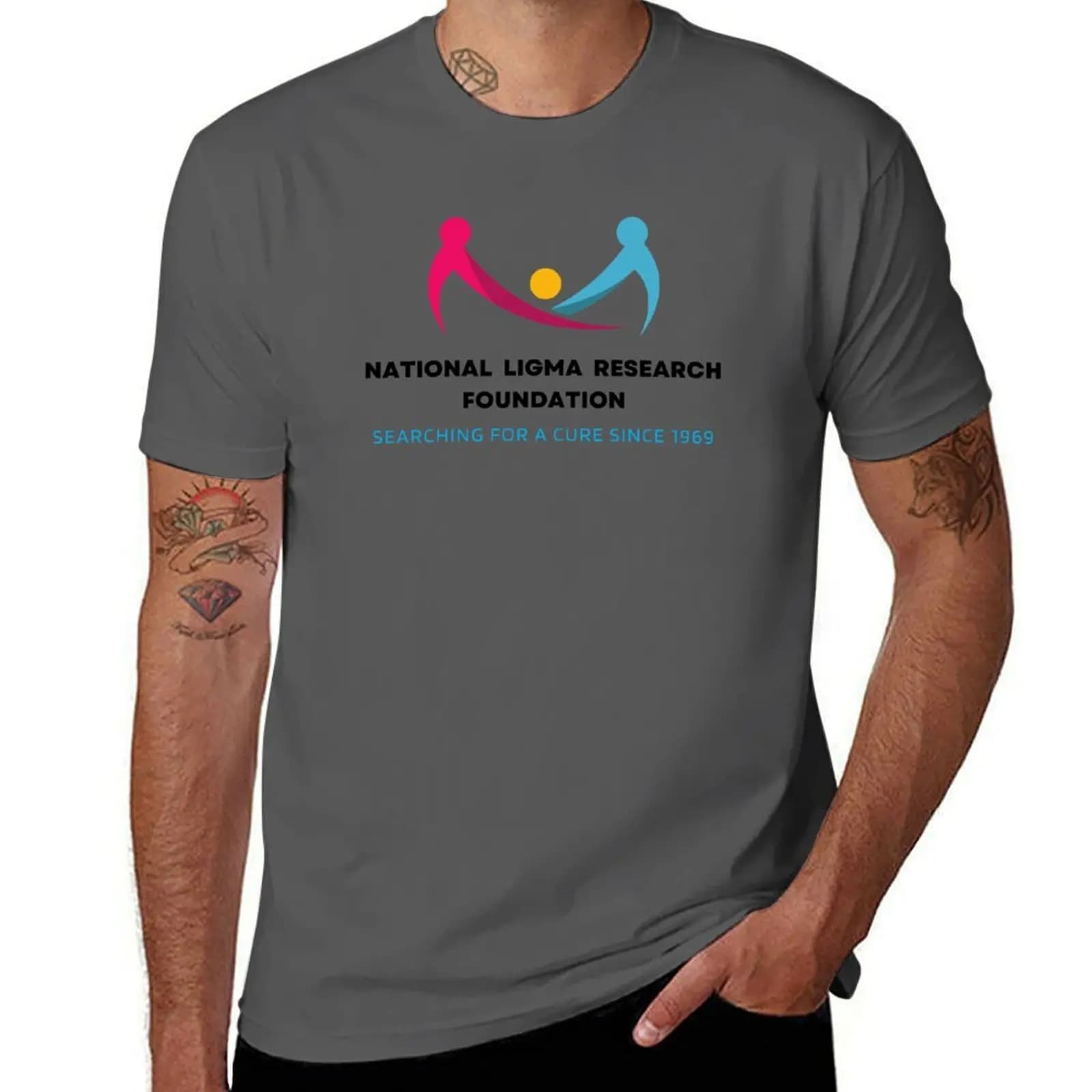 National Foundation Balls Funny - Meme Research Ligma T-shirt anti-pilling casual