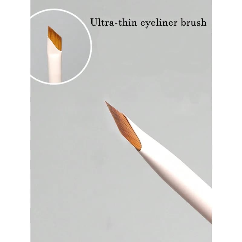 1pc- Precision oblique eyebrow skirt, eyeliner brush, thin brush with ultra-thin soft tip, eyebrow brush, eye shadow brush