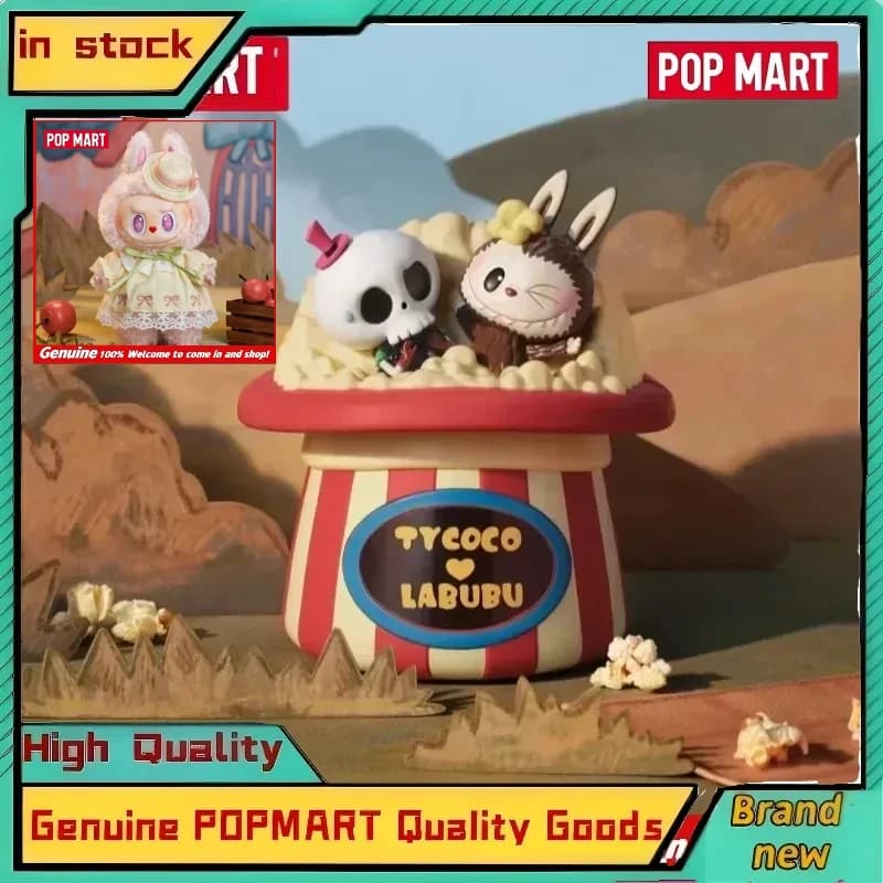 Genuine Pop Mart Finding Labubu Series Mokoko Pendant Doll Passport Holder Ceramic Cup Mini Bag Popcorn Bucket Toy Friend Gift