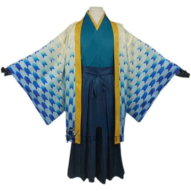 Demon Slayer Costumi Cosplay Hashibira Inosuk Mantello Kimono Anime Uniforme Travestimento per adulti Halloween Party Gioco di ruolo Vestiti