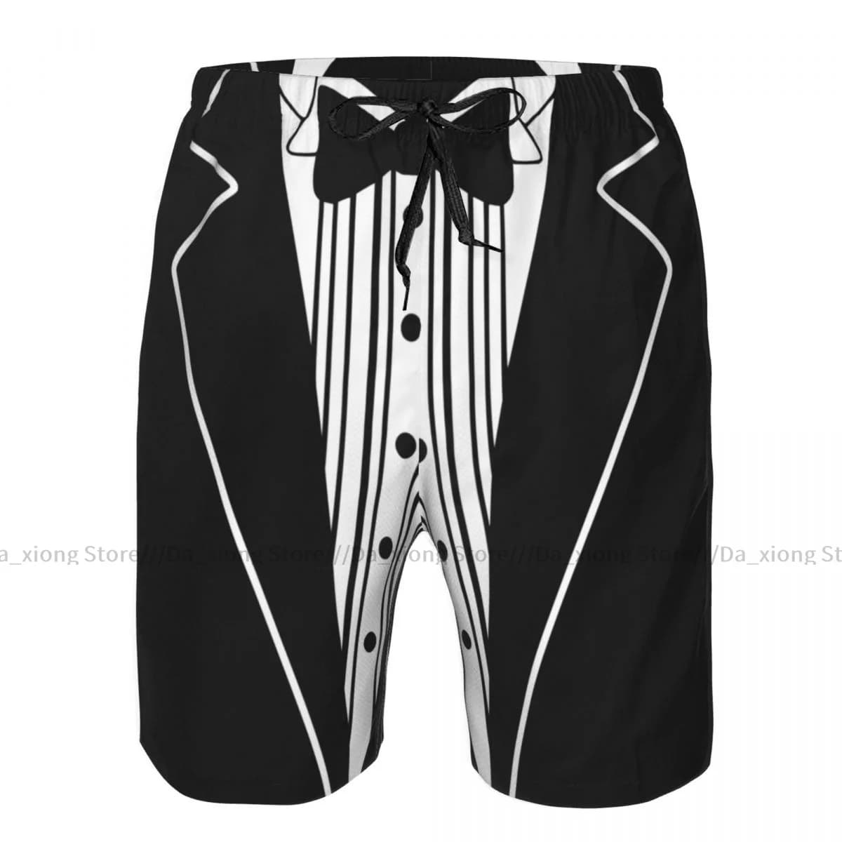 Pantaloncini da bagno da uomo costumi da bagno da uomo smoking Boxer costume da bagno Beach Wear Boardshorts