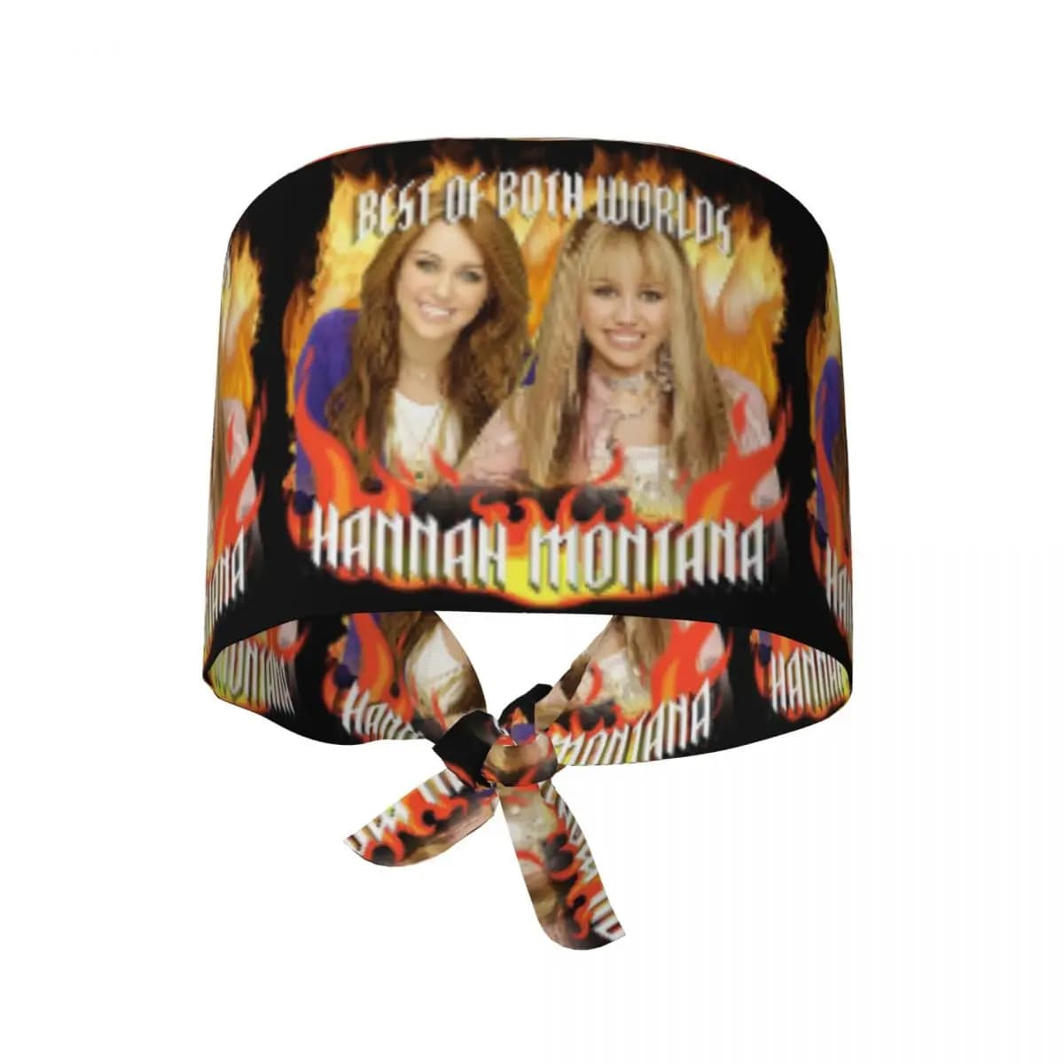 Cappello Chirurgico Hannah Montana Collage, Berretto da Lavoro per Medici, Cappello Unisex Regolabile per Infermieri e Dentisti