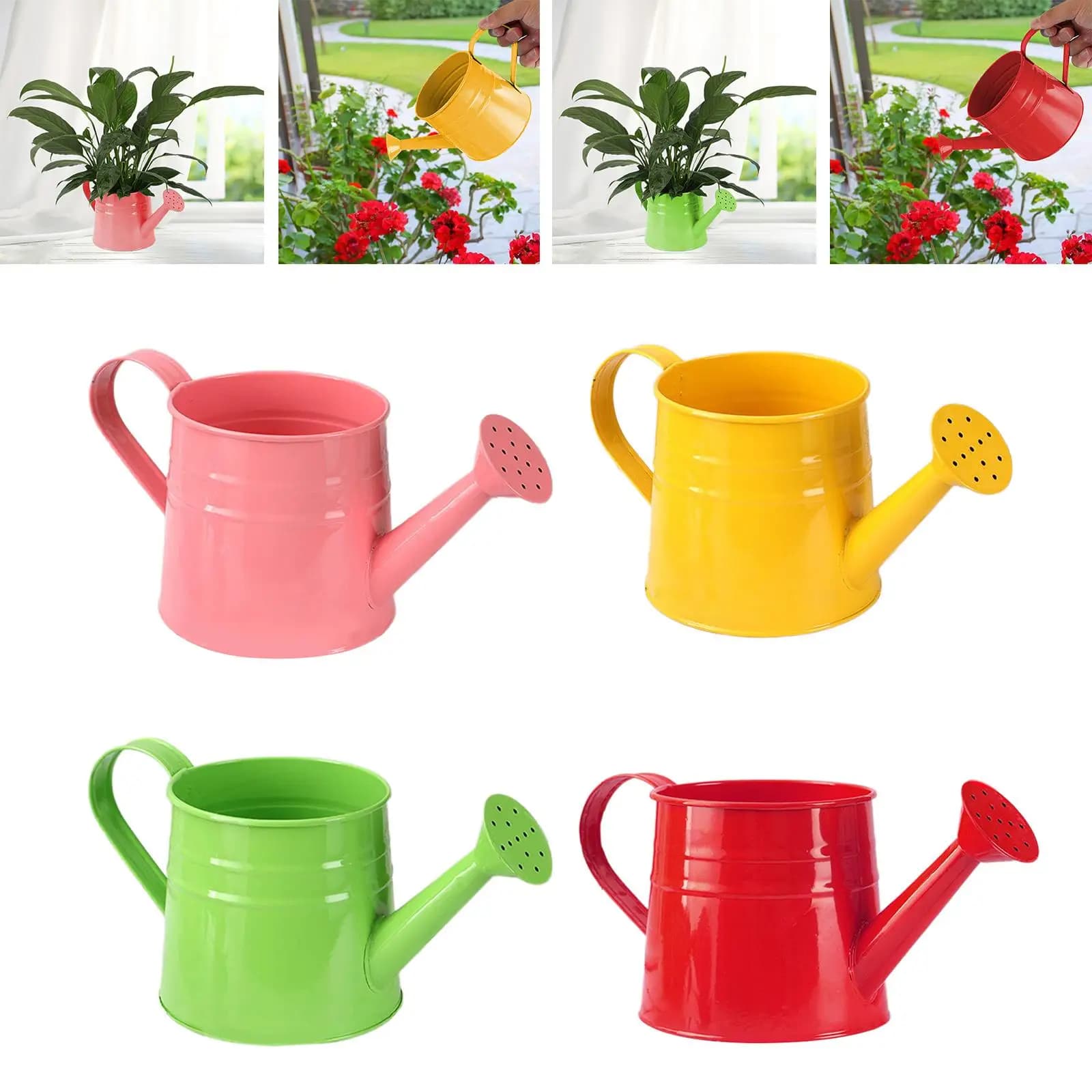 Portable Metal Apartment Plants Watering Machine with Plant Sprinkler Handle for Indoor Plants Country Balcony Outdoor Plants