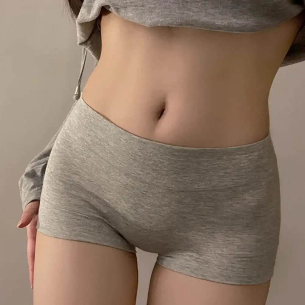 Seamless Cotton Boxer Briefs for Women Summer 2026 Boyshort Panties Full Coverage Stretch Underwear Panties Daily Wear