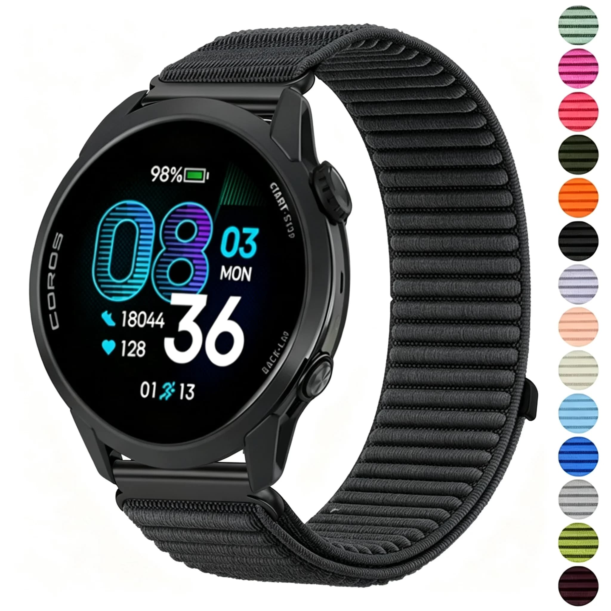 Nylon Loop Strap For COROS PACE 4 3 2/APEX 4/APEX 2 Pro 46mm 42mm Wristband Bracelet For COROS APEX Pro/PACE Pro 20mm 22mm Band