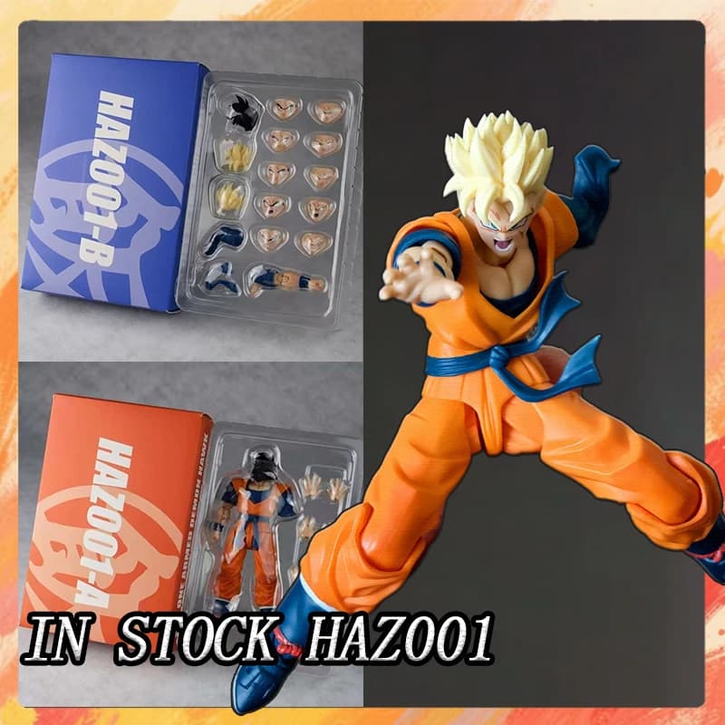 HA Toys HAZ001 Figura di Son Gohan, Dragon Ball Z Super Saiyan, Gohan del Futuro, Action Figure Anime, Modellino, Giocattoli e Regali per Bambini