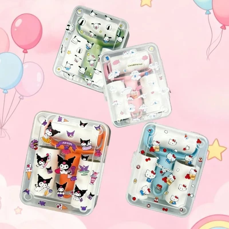 Rullo Adesivo Hello Kitty, Mini Rullo Staccabile, Rimuovi Peli Portatile, Nuovo Accessorio Moda Raffinato