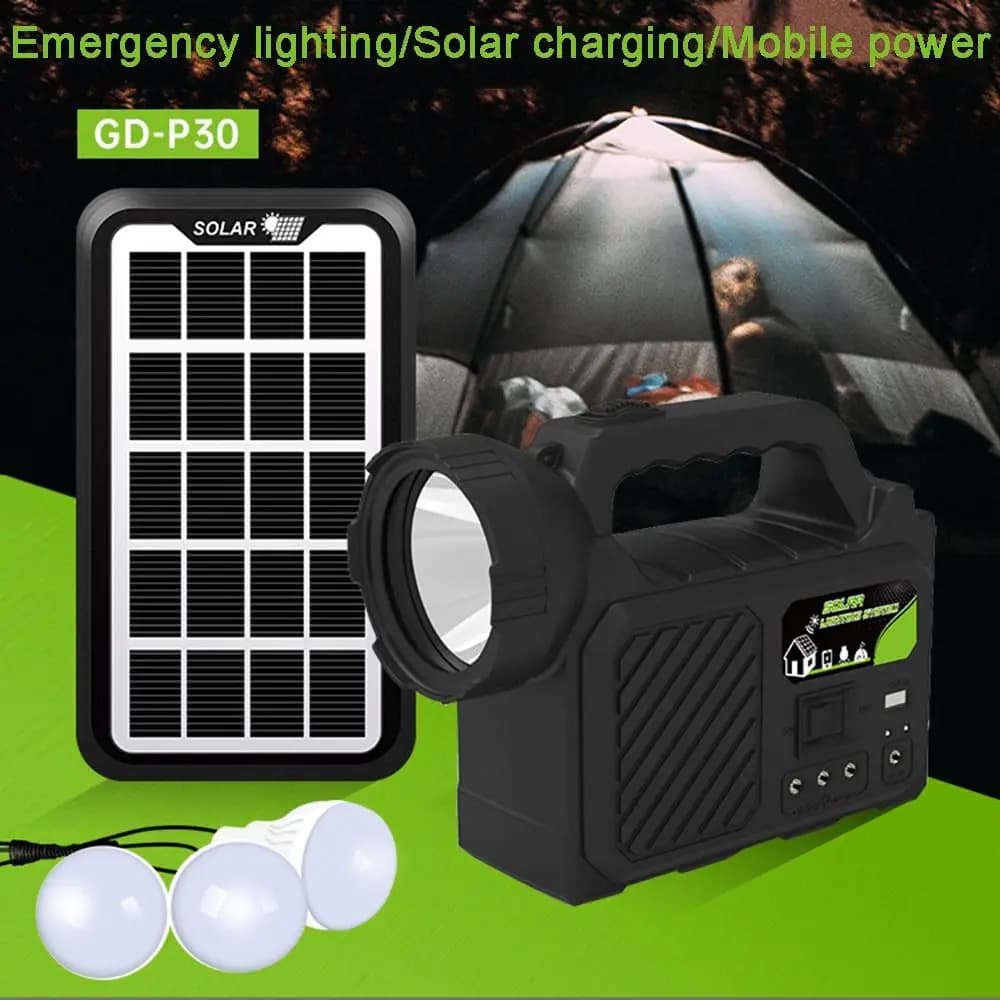 Lampada Solare da Giardino con Pannello Solare, Impermeabile, Pratica Luce di Emergenza, Alta Qualità, Multifunzionale