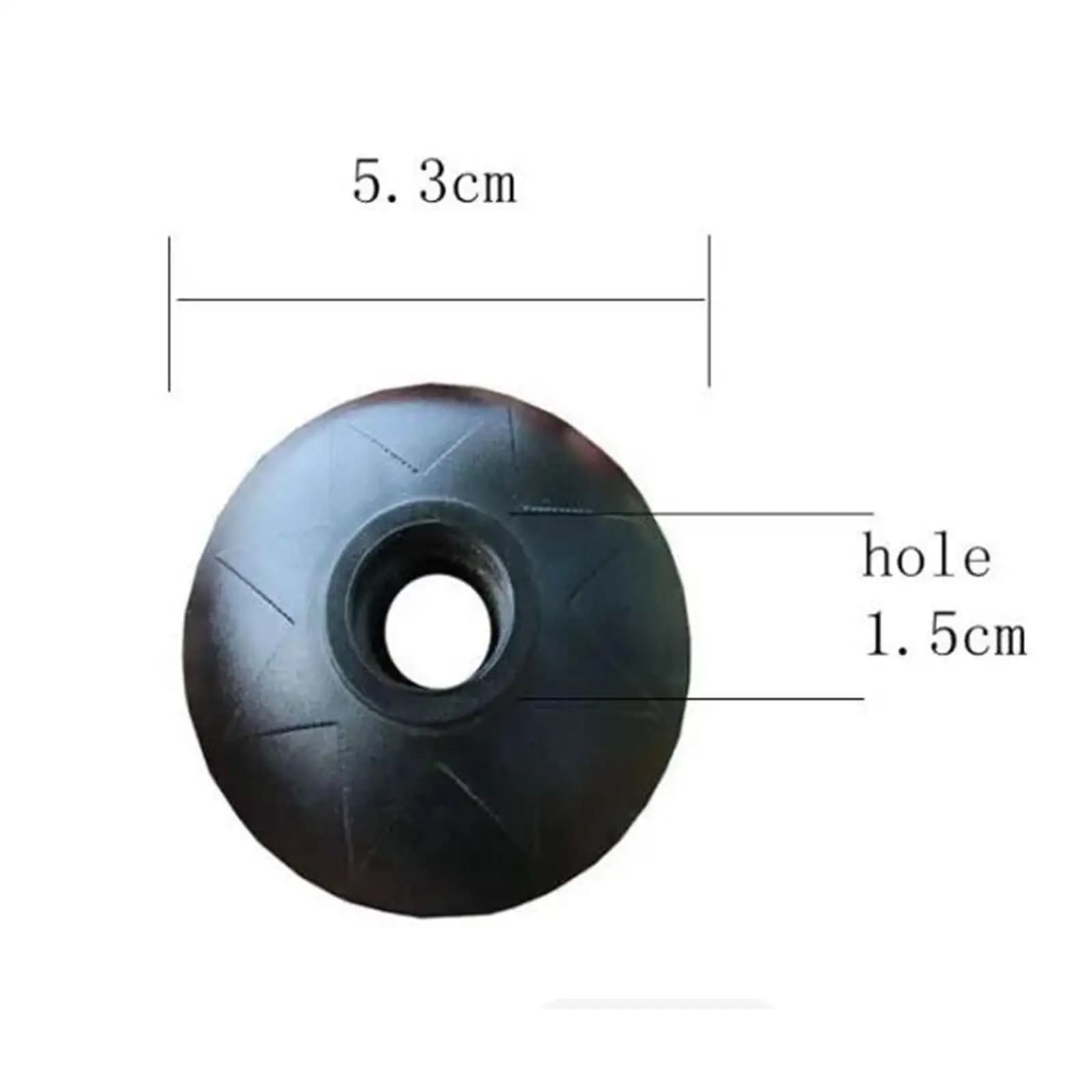 Trekking Pole Basket Lightweight Plastic Snow Mud Removable Basket Hiking Pole Tip Protector for Outdoor Adventure