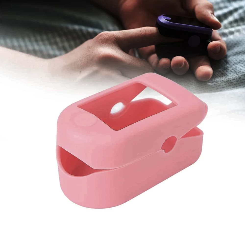 1pc silicone protective case clip for finger protective case for oxymeter protective support for medical pulse protective bracket