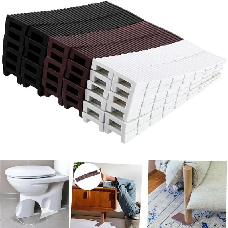 5/10/12 pezzi spessori di livellamento per mobili cunei in plastica multiuso livellatori compositi per livellare tavoli armadi porte finestre