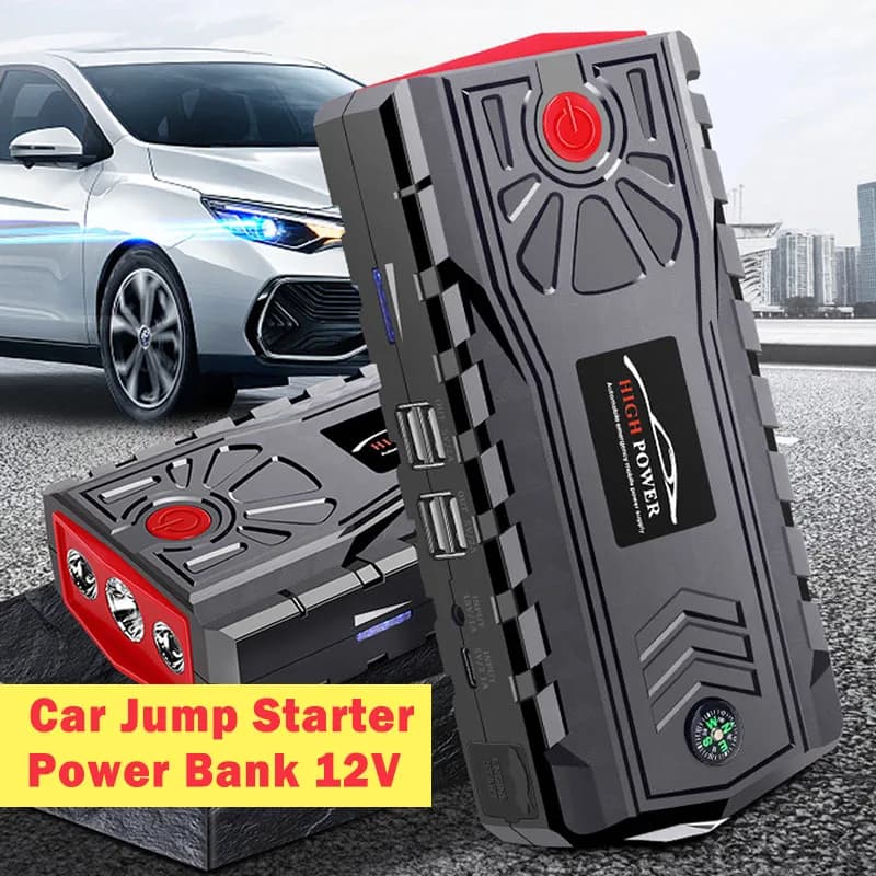Avviatore di emergenza Accumulatori e caricabatterie di riserva 1000A Avviamento portatile per batteria per auto per dispositivo di avviamento di emergenza per auto 12V
