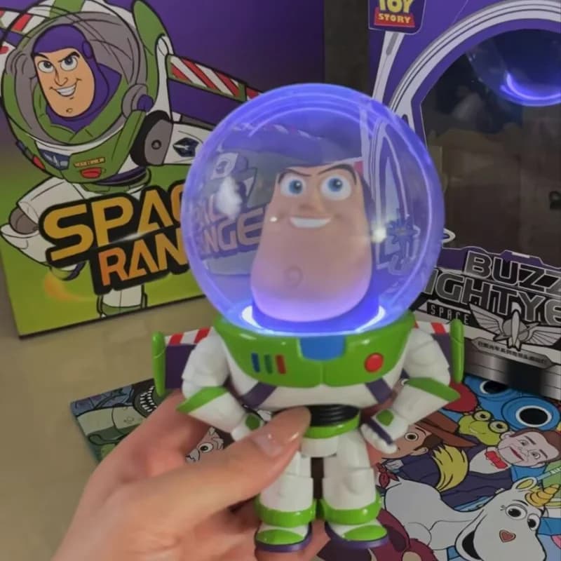 Genuine Toy Story Buzz Lightyear, Two Shapes, Night Lights, Two Sizes, Desktop Decoration, Collection, Cute, Birthday Gift