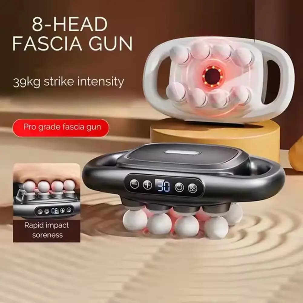 6/8/16 Teste Fascia Pistola Vibrazione Ad Alta Frequenza Massaggiatore masajeador Affaticamento Massaggiatore Collo Alleviare Spalla Schiena Vita Q1M6