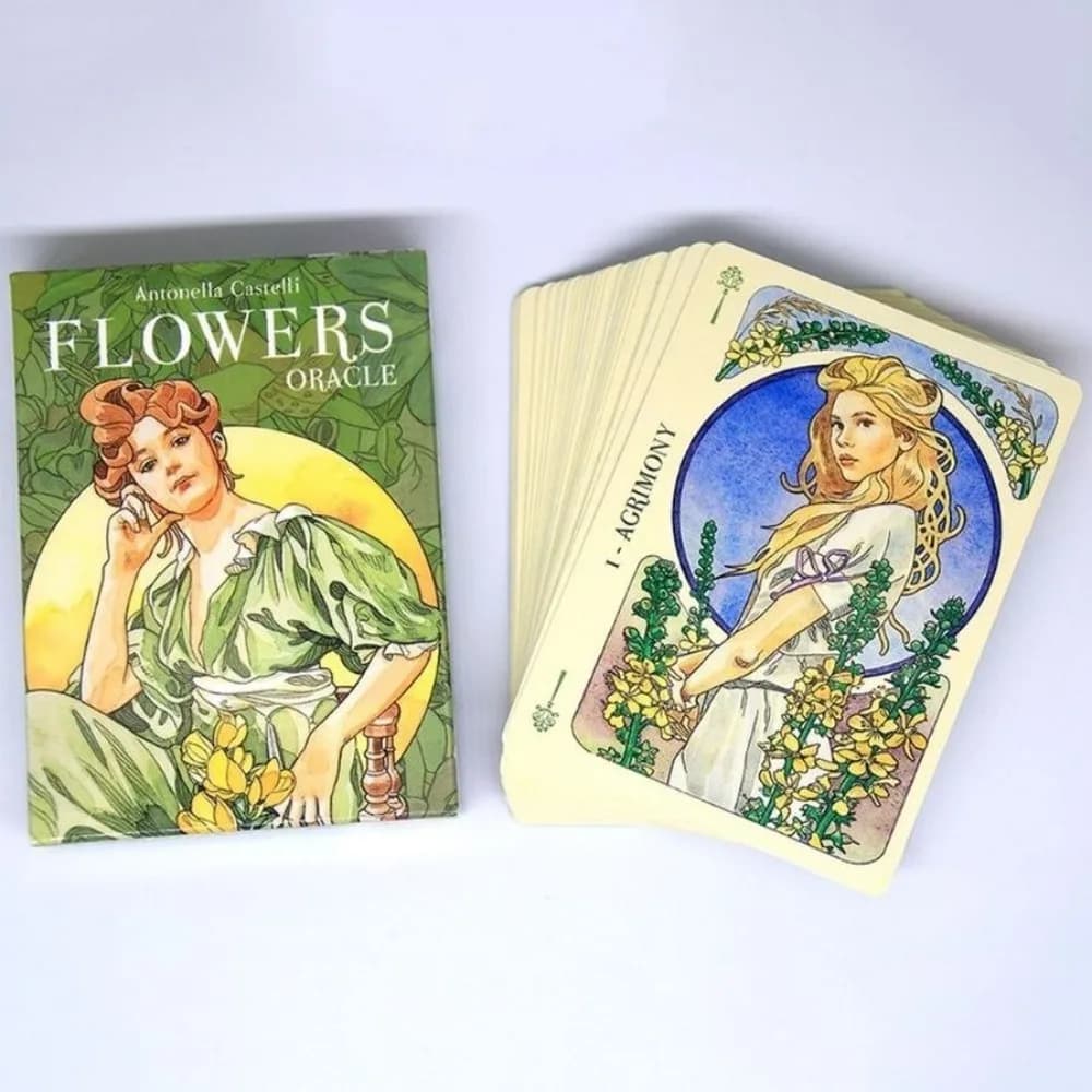 Oracle Flowers Leisure Cards Party Board Game Fortune-Telling profease Tarot Deck