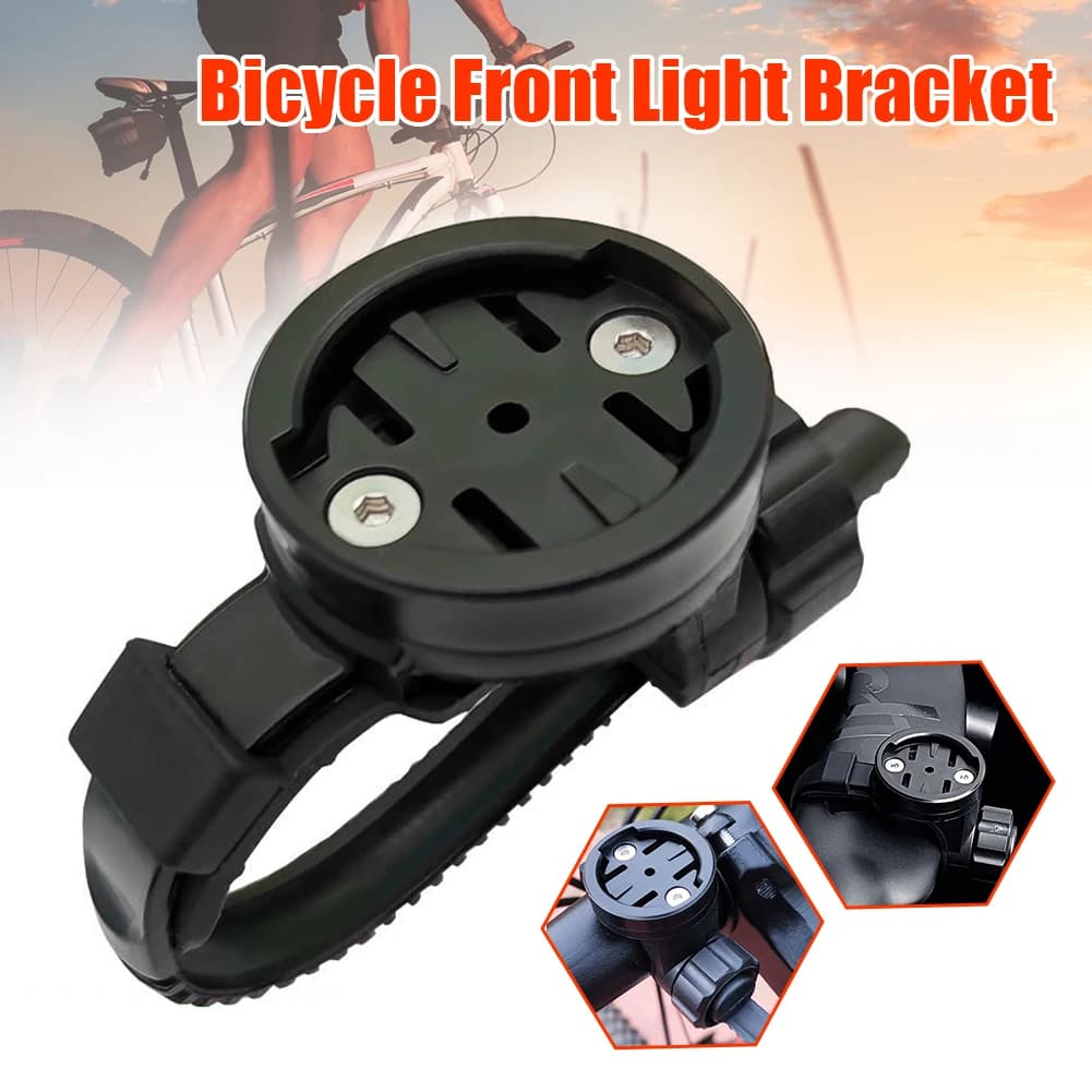 Bicycle Handlebar Computer Holder Stand Adjustable Stopwatch Front Light Mount Bracket Adapter For Garmin MTB Road Accessories