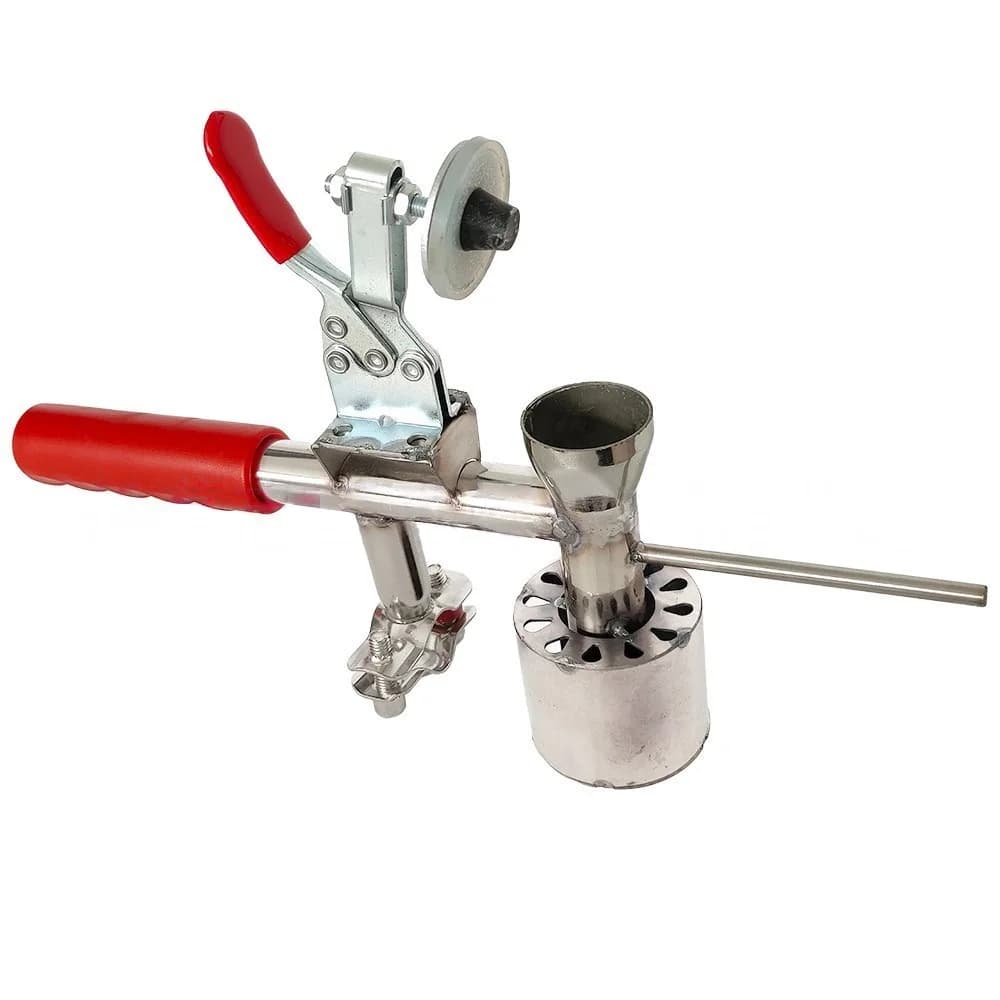 Atomizzatore a fumo riscaldato per apicoltura, per il controllo degli acari delle api con acido ossalico, pistola a fumo per fumigazione esterna contro gli acari.