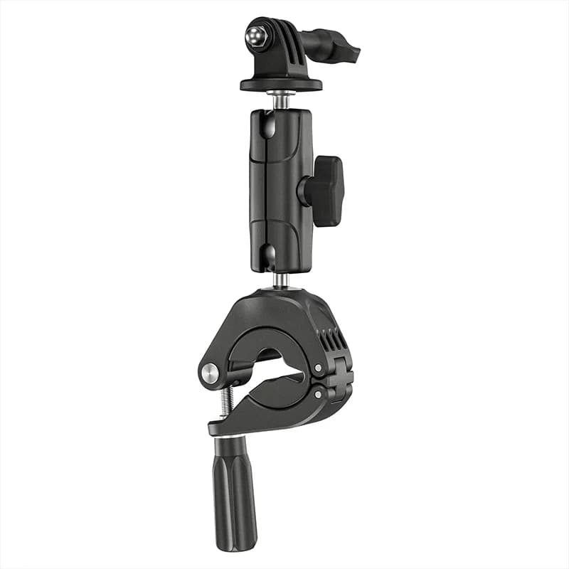 Bike Sports Camera Support for Bike Round Flat Handlebar for GoPro 13/12/11/10/9 Insta360 X4/Go Series/Action 5 Pro