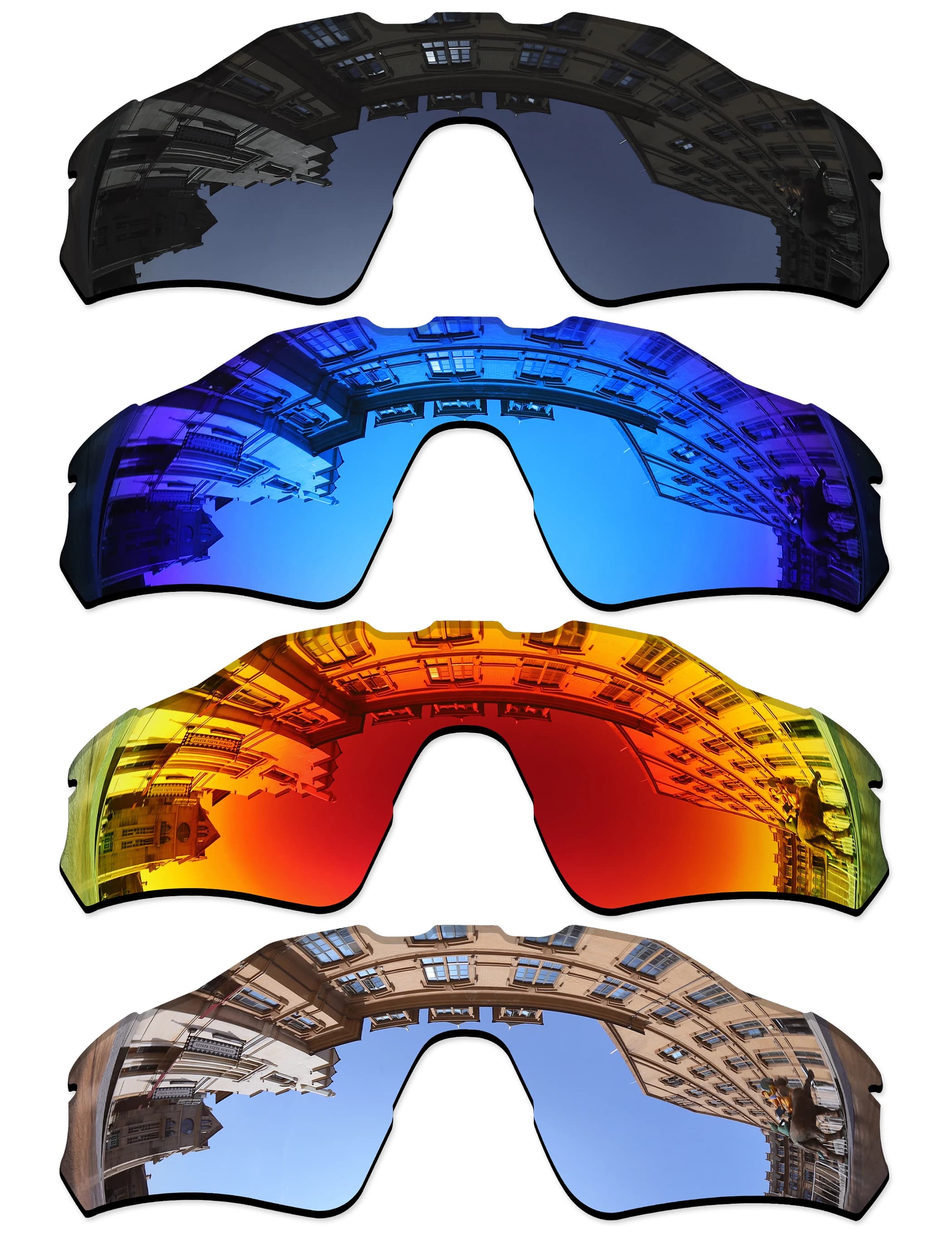Aaaxopticflow 20+ scelte di colore Lenti di ricambio polarizzate per montatura Oakley Radar EV Path OO9208