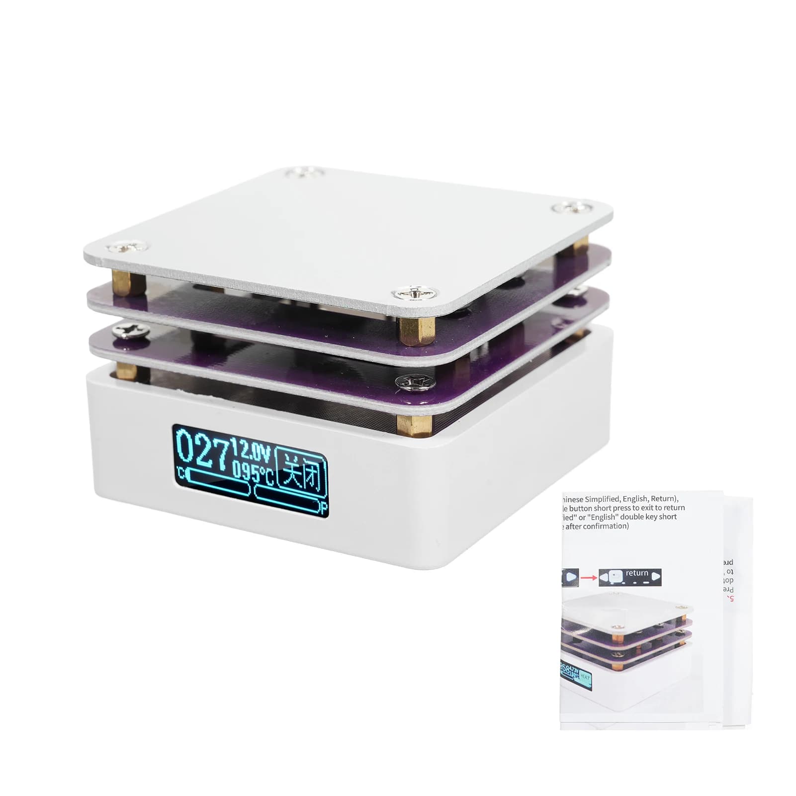G3061 PD65W Mini Piastra Calda PCB SMD Bordo Piastra di Saldatura Saldatura Digitale Preriscaldamento Stazione di Rilavorazione Tavolo di Riscaldamento Strumenti di Riparazione