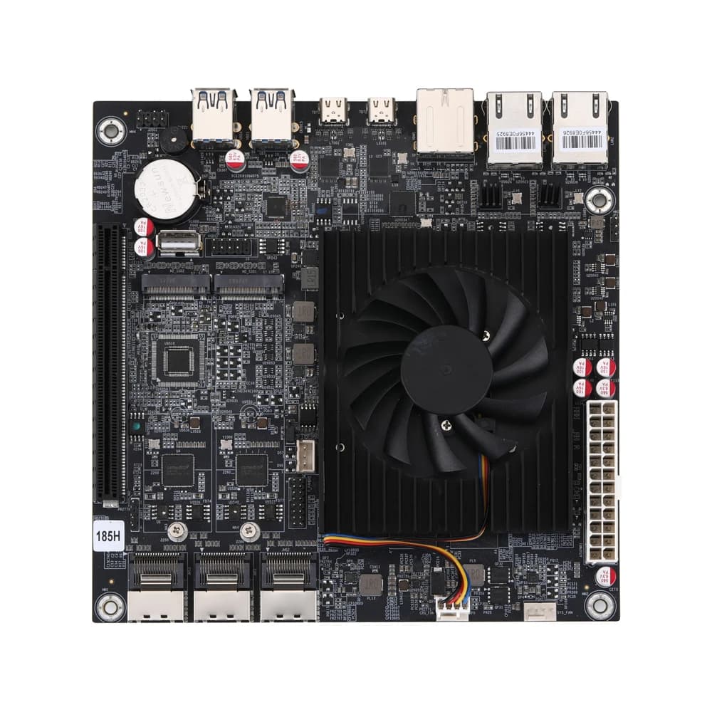 Qotom MB7U20Z-1500 Int el Meteor Lake / Arrow Lake Ultra CPU Dual 10G LAN PCIe 5.0 Mini PC Motherboard
