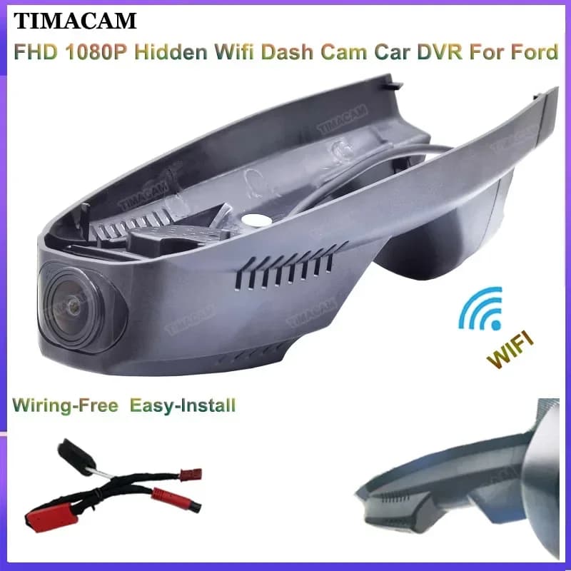 FHD 1080P Wifi Car Camera for Ford Kuga mk2 mk3 DashCam for Ford Escape mk2 mk3 2012 2013 2015 2016 2017 2018 2020 2021