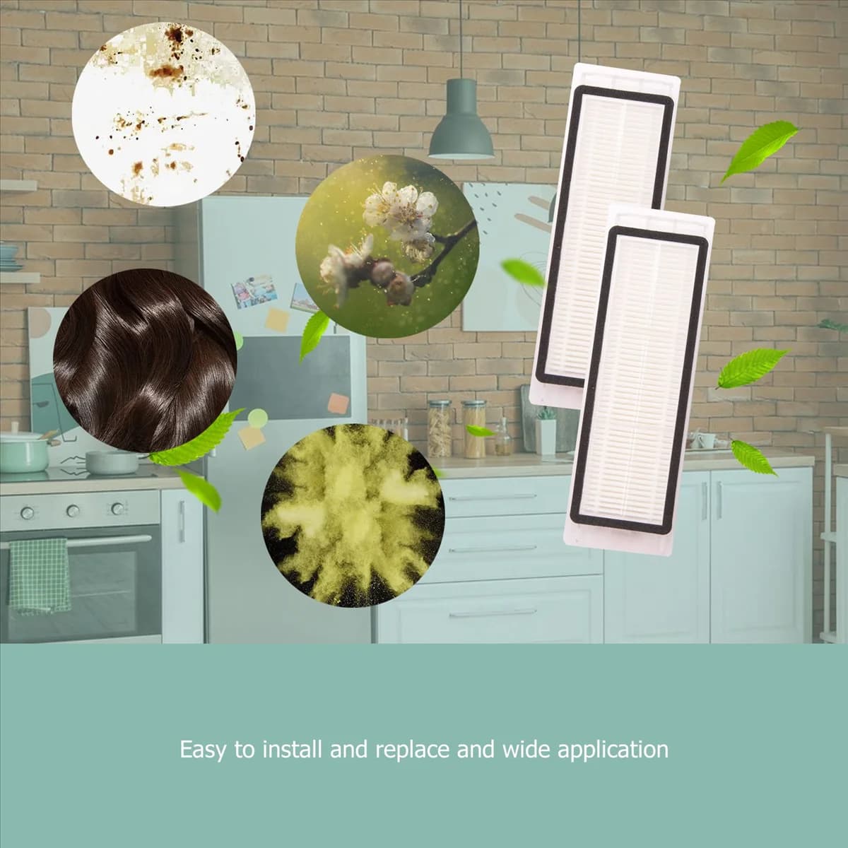 ABNP Suitable for S6 MaxV Robot Vacuum Cleaner Parts Accessories Robot Vacuum Cleaner Main Brush Filter