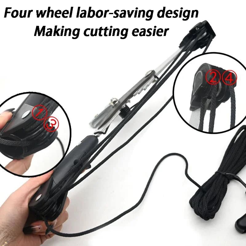 Professional saw for pruning of trees Shears for pruning of branches of garden fruit trees Manual tools for high altitude telescopic pruning