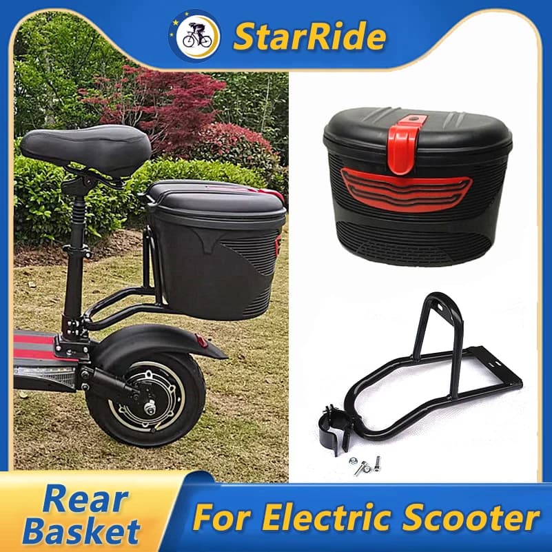 Cestino anteriore e posteriore per scooter elettrico per parti di accessori per cestello impermeabile per scooter elettrico KUGOO M4 Pro XIAOMI M365