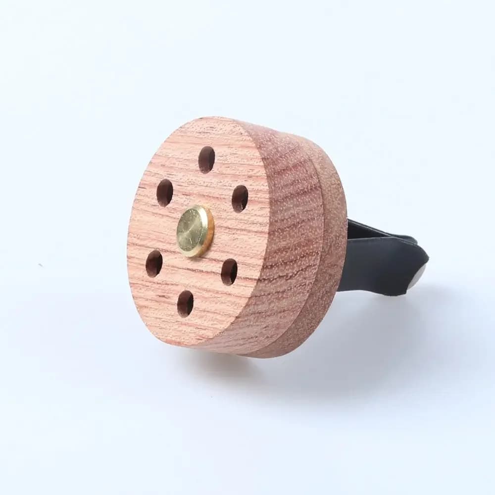 Wooden Wooden Car Diffuser Carved Aromatherapy Car Air Freshener Fragrant Expanding Exquisite Car Aromatherapy Clip