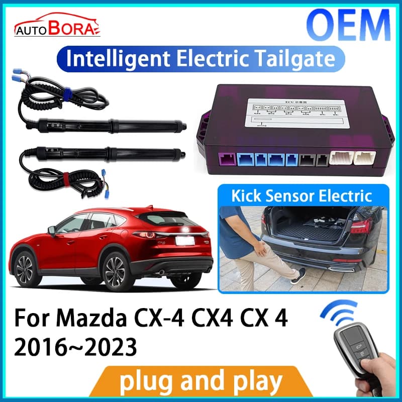 ZhuCamX Kit di sollevamento automatico portellone elettrico intelligente Tronco apri telecomando per Mazda CX-4 CX4 CX 4 2016 ~ 2023