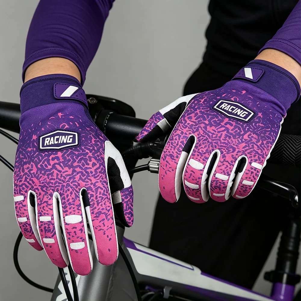 Touch‑Screen Cycling Gloves, Breathable Mesh Hand Gear for Adult Motorbike Fishing Travel Velcro Strap Wear‑Resistant Hand Guard