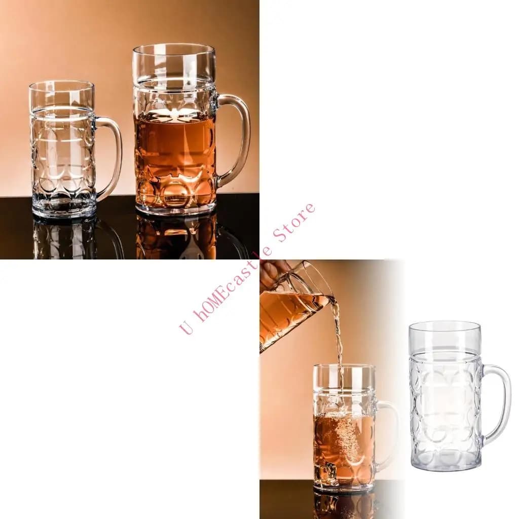 63HF Bicchieri da birra infrangibili in plastica da bar Bicchieri da acqua infrangibili