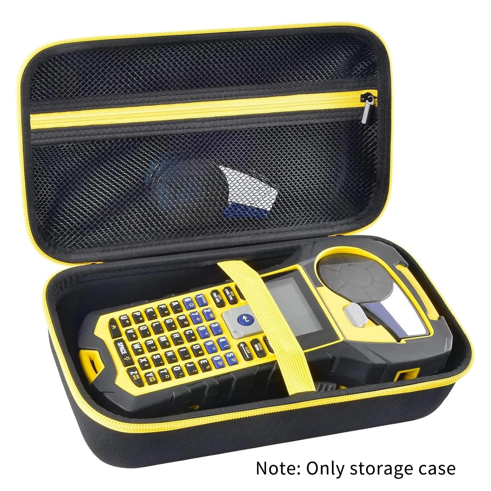 Custodia compatibile con stampante per etichette portatile Brady M210/ BMP21-PLUS. Borsa portaoggetti portatile per adesivo con tasca in rete