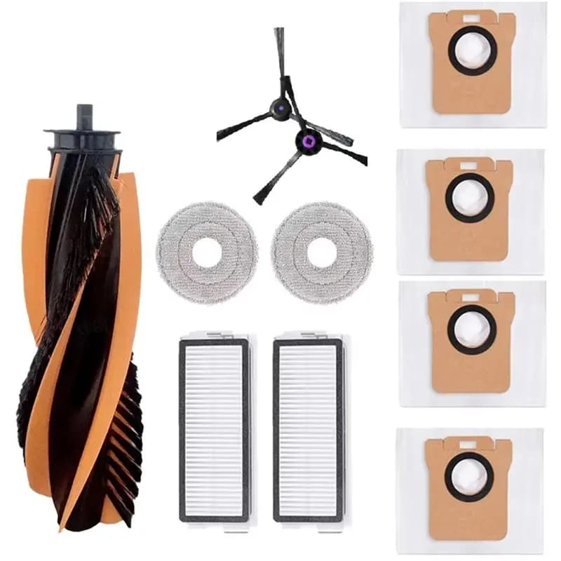 ABLD For JONR P20 PRO / T5 Pro Robot Vacuum Cleaner Accessories Vacuum Cleaner Roller Brush Dust Bag Mop Cloth Replacement