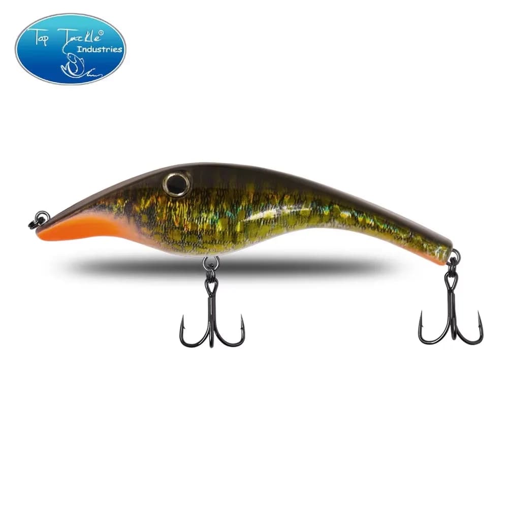 Minnow fishing lure jerkbait for pike bass slow sinking minnow pencil CF Lure 140mm 43.5g 3D Eyes Floating Crank Fishing Lure